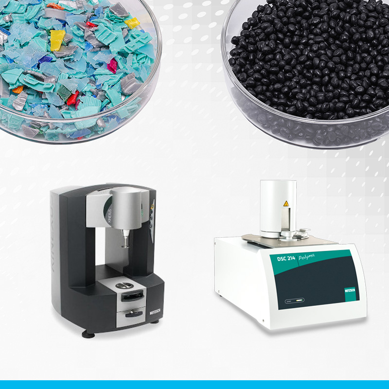 Rheometer and DSC for characterizing plastics for injection molding simulation
